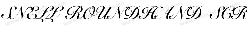 SNELL ROUNDHAND SCRIPT BOLD字体转换